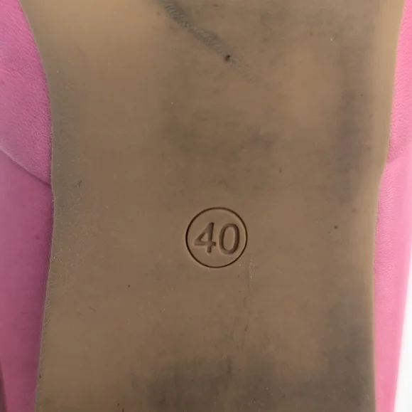 Miz Mooz Women's Pink Leather Loafers - Picture 4 of 8